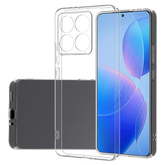 For Xiaomi 14T Clear Case Ultra Thin Soft TPU Phone Cover