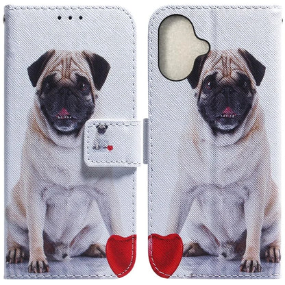 For iPhone 16 Wallet Case Pattern Print Leather Phone Cover