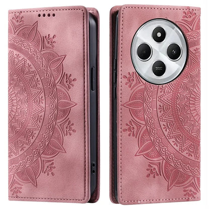 Style 010 For Xiaomi Redmi 14C 4G Wallet Stand Case Imprinted Leather Phone Cover
