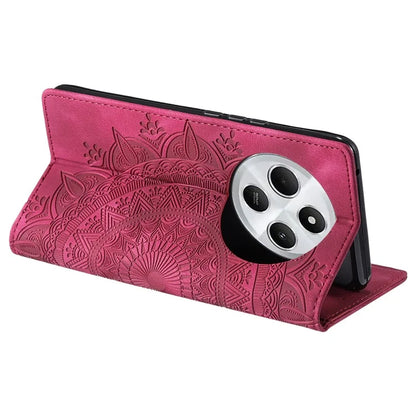 Style 010 For Xiaomi Redmi 14C 4G Wallet Stand Case Imprinted Leather Phone Cover