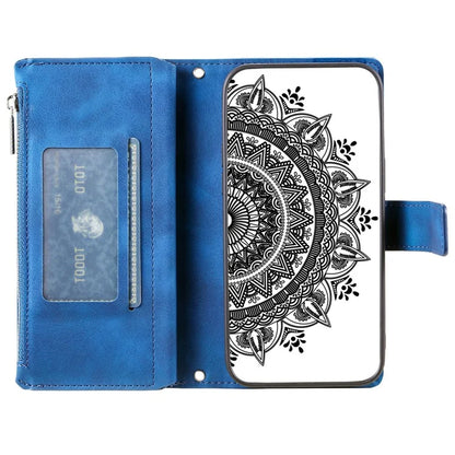 Style 006 For Xiaomi Redmi 14C 4G Case Mandala Flower Pattern PU Leather Zipper Wallet Phone Cover