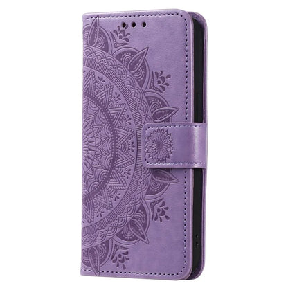 For Xiaomi Redmi 14C 4G Stand Case Imprinted Totem PU Leather Wallet Phone Cover