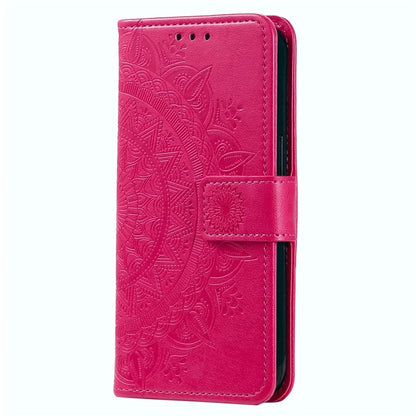 For Xiaomi Redmi 14C 4G Stand Case Imprinted Totem PU Leather Wallet Phone Cover