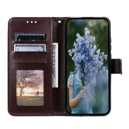 For Xiaomi Redmi 14C 4G Stand Case Imprinted Totem PU Leather Wallet Phone Cover