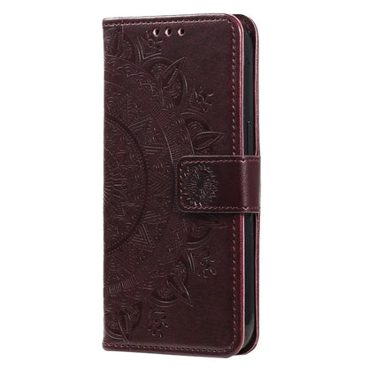 For Xiaomi Redmi 14C 4G Stand Case Imprinted Totem PU Leather Wallet Phone Cover