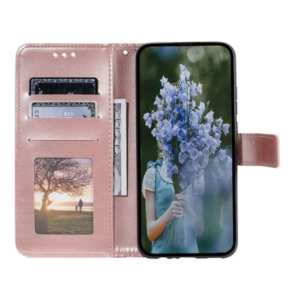 For Xiaomi Redmi 14C 4G Stand Case Imprinted Totem PU Leather Wallet Phone Cover