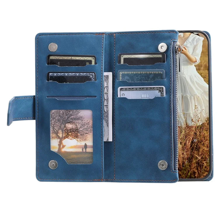 Style 005 For Xiaomi 14T Phone Case Rhombus Stitching Line PU Leather Wallet Cover