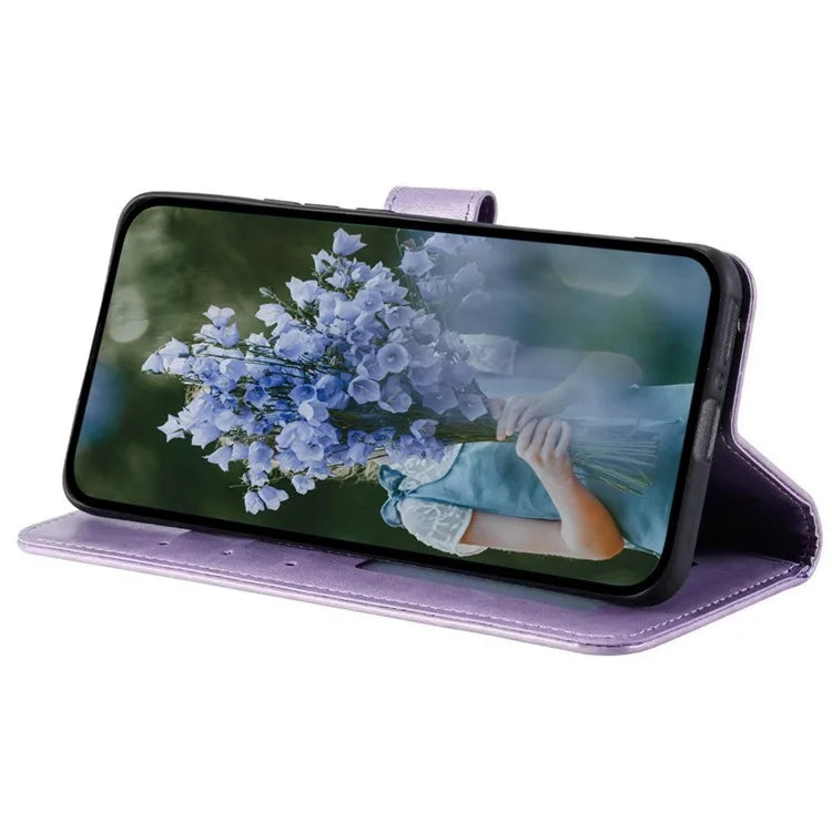 For Xiaomi 14T Stand Case Imprinted Totem PU Leather Wallet Phone Cover