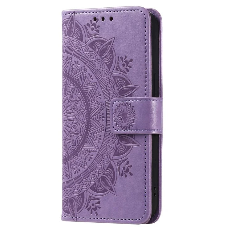 For Xiaomi 14T Stand Case Imprinted Totem PU Leather Wallet Phone Cover