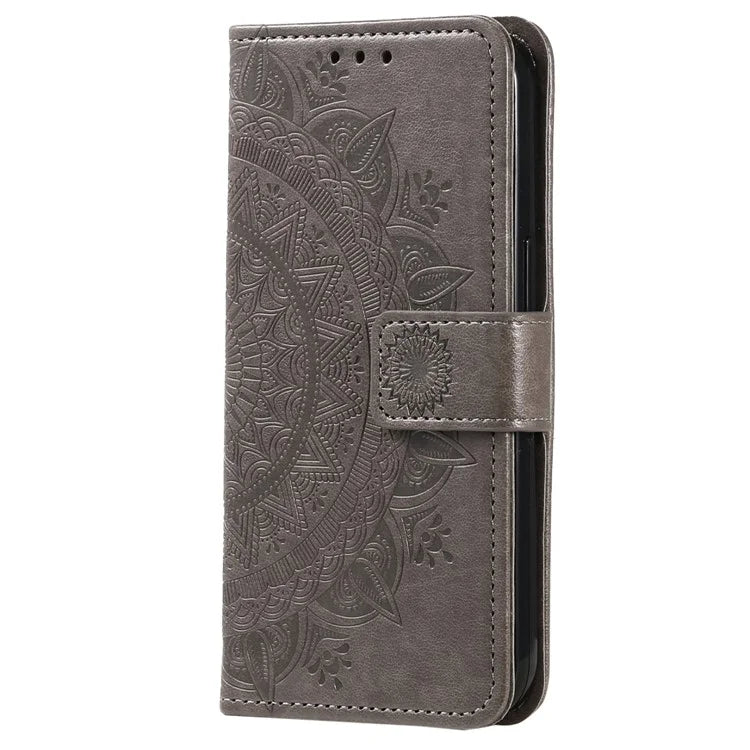 For Xiaomi 14T Stand Case Imprinted Totem PU Leather Wallet Phone Cover
