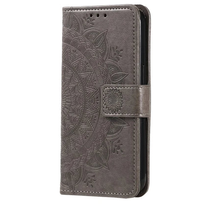 For Xiaomi 14T Stand Case Imprinted Totem PU Leather Wallet Phone Cover
