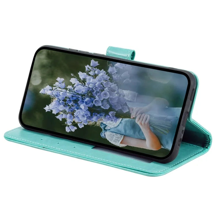 For Xiaomi 14T Stand Case Imprinted Totem PU Leather Wallet Phone Cover