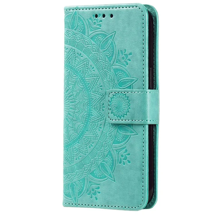 For Xiaomi 14T Stand Case Imprinted Totem PU Leather Wallet Phone Cover