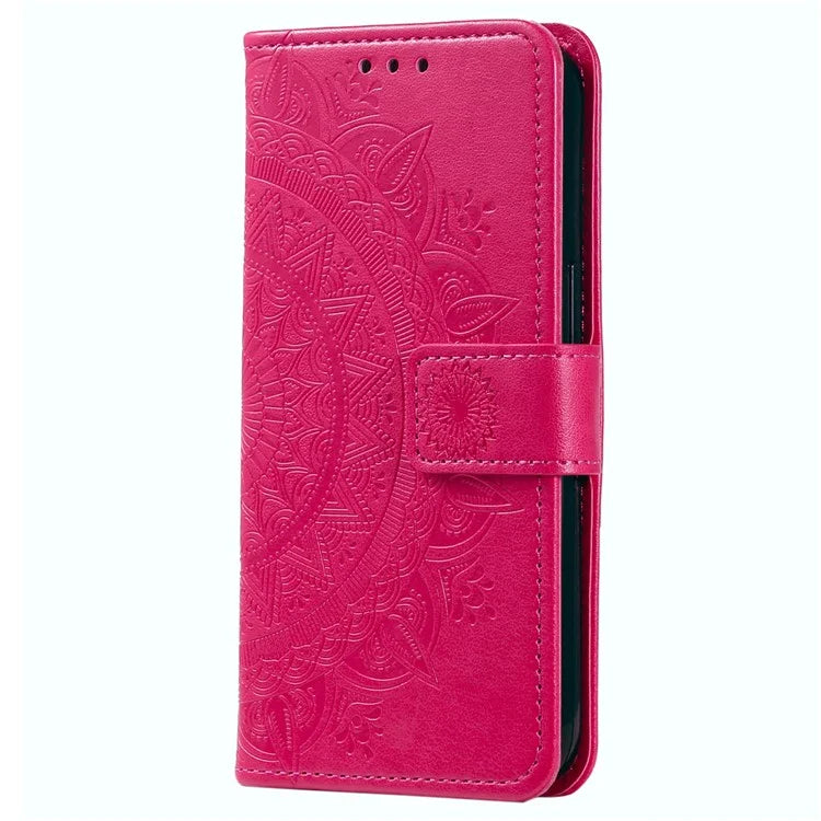 For Xiaomi 14T Stand Case Imprinted Totem PU Leather Wallet Phone Cover