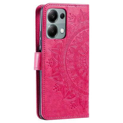 For Xiaomi 14T Stand Case Imprinted Totem PU Leather Wallet Phone Cover