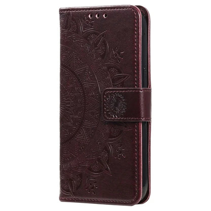 For Xiaomi 14T Stand Case Imprinted Totem PU Leather Wallet Phone Cover