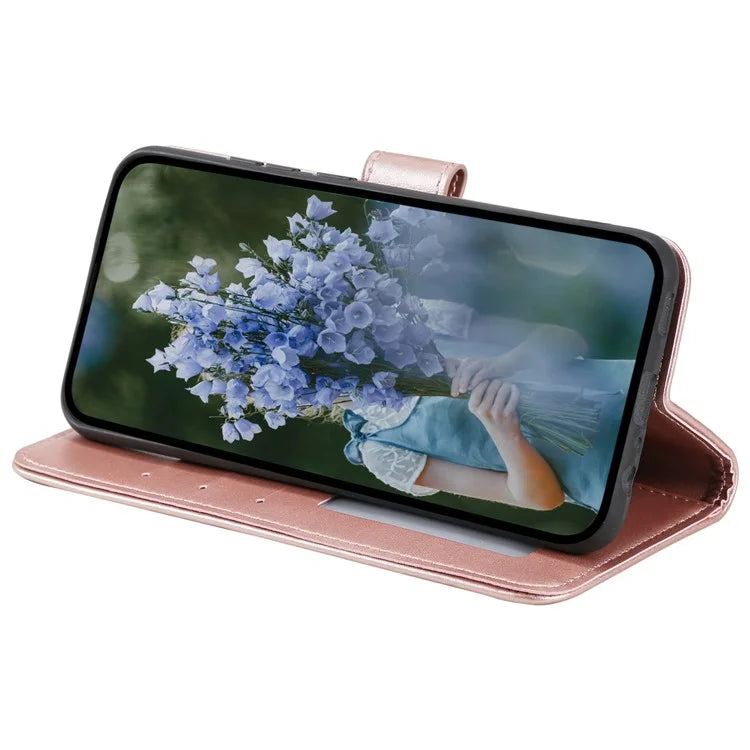 For Xiaomi 14T Stand Case Imprinted Totem PU Leather Wallet Phone Cover