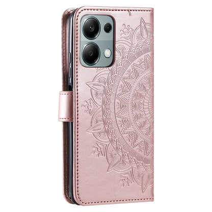 For Xiaomi 14T Stand Case Imprinted Totem PU Leather Wallet Phone Cover