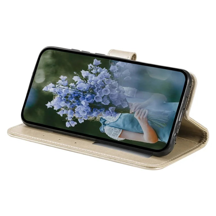 For Xiaomi 14T Stand Case Imprinted Totem PU Leather Wallet Phone Cover