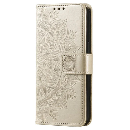 For Xiaomi 14T Stand Case Imprinted Totem PU Leather Wallet Phone Cover