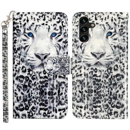 For Samsung Galaxy S24 FE Case 3D Pattern Leather Wallet Flip Phone Cover with Strap