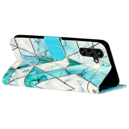 For Samsung Galaxy S24 FE Case 3D Pattern Leather Wallet Flip Phone Cover with Strap