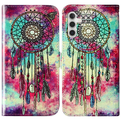 For Samsung Galaxy S24 FE Case Pattern Design Leather Flip Phone Cover