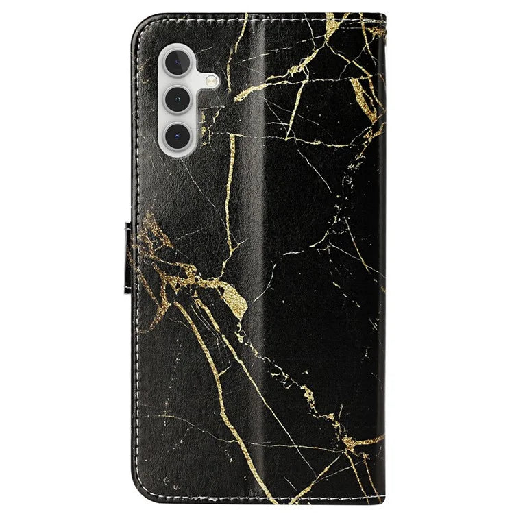 For Samsung Galaxy S24 FE Case Pattern Design Leather Flip Phone Cover