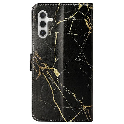 For Samsung Galaxy S24 FE Case Pattern Design Leather Flip Phone Cover