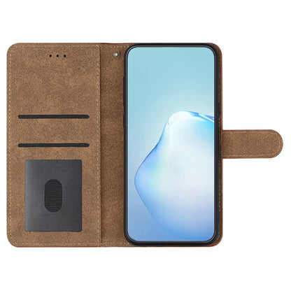 For Samsung Galaxy S24 FE Case Wallet PU Leather Phone Cover Lines Imprinted