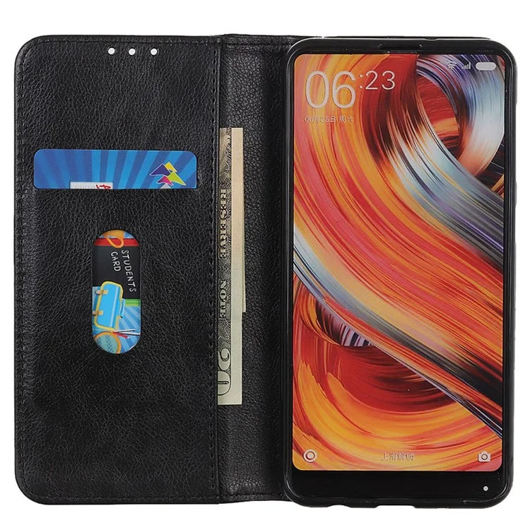 For OnePlus Nord CE4 Lite 5G / Oppo K12x 5G Wallet Case Split Leather Litchi Texture Phone Cover