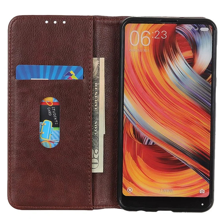 For OnePlus Nord CE4 Lite 5G / Oppo K12x 5G Wallet Case Split Leather Litchi Texture Phone Cover