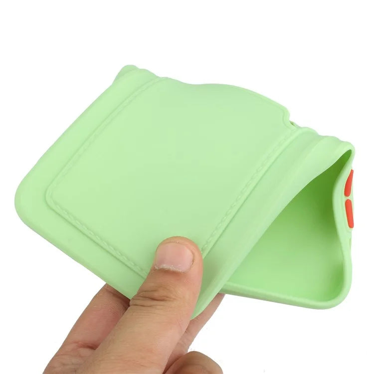 For iPhone 14 Plus Case Card Holder Soft TPU Protective Phone Cover