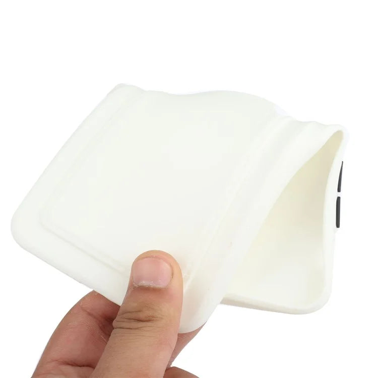 For iPhone 14 Plus Case Card Holder Soft TPU Protective Phone Cover