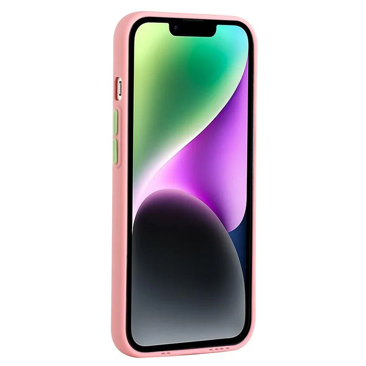 For iPhone 14 Plus Case Card Holder Soft TPU Protective Phone Cover