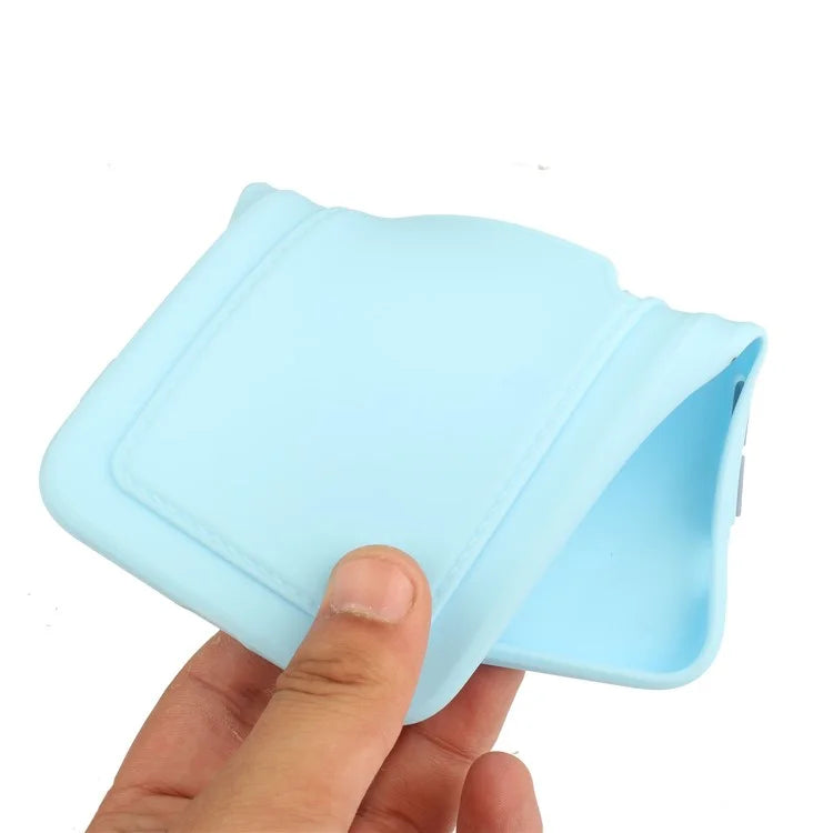 For iPhone 14 Plus Case Card Holder Soft TPU Protective Phone Cover