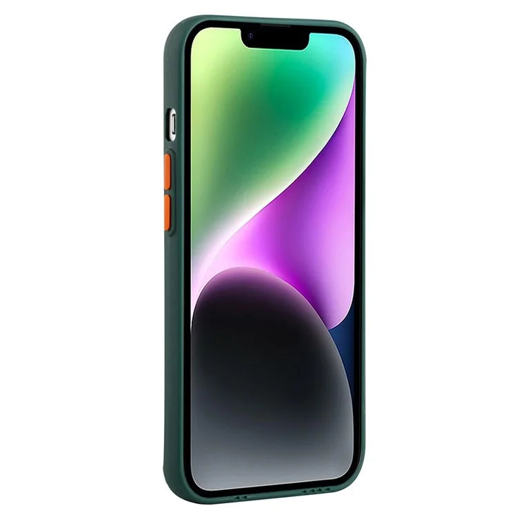 For iPhone 14 TPU Case Flexible Phone Cover with Back Card Slot