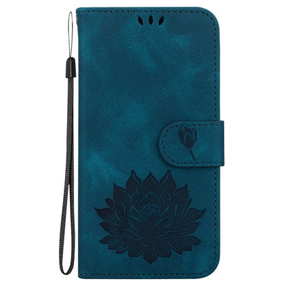 For Oppo K12x 5G (China) / OnePlus Nord CE4 Lite 5G Phone Case Lotus Imprint Leather Stand Wallet Cover