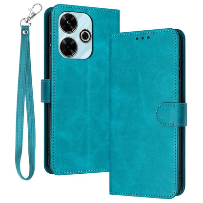 For Xiaomi Redmi 13 5G / 13 4G / Note 13R 5G / Poco M6 4G Case Folio Flip PU Leather Phone Cover Calf Texture