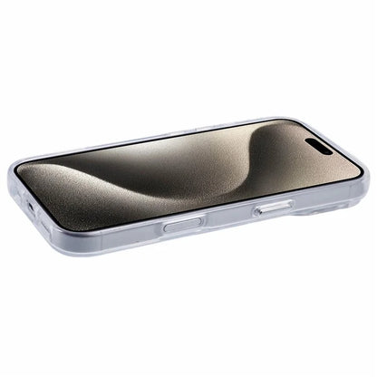 For iPhone 16 Pro Max Case Soft TPU Frame Hard PC Back Phone Cover 2.0mm Thick