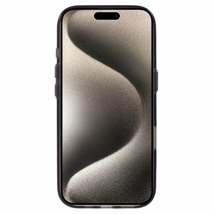For iPhone 16 Pro Max Case Soft TPU Frame Hard PC Back Phone Cover 2.0mm Thick