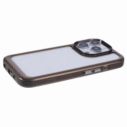 For iPhone 16 Pro Max Case Soft TPU Frame Hard PC Back Phone Cover 2.0mm Thick
