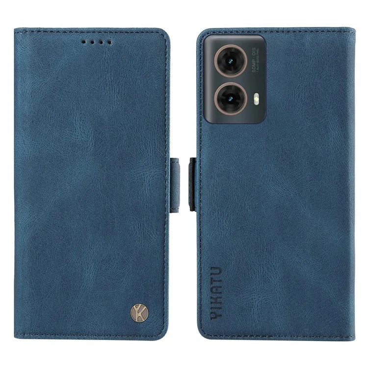 YIKATU YK-005 For Motorola Moto G85 5G / S50 Neo 5G Case Skin-Touch Leather Phone Cover