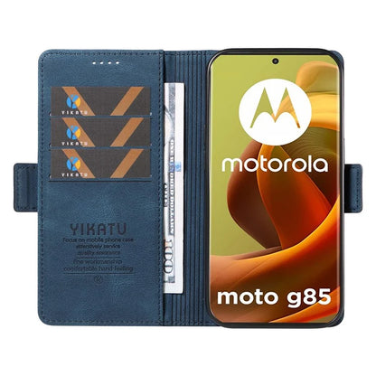 YIKATU YK-005 For Motorola Moto G85 5G / S50 Neo 5G Case Skin-Touch Leather Phone Cover