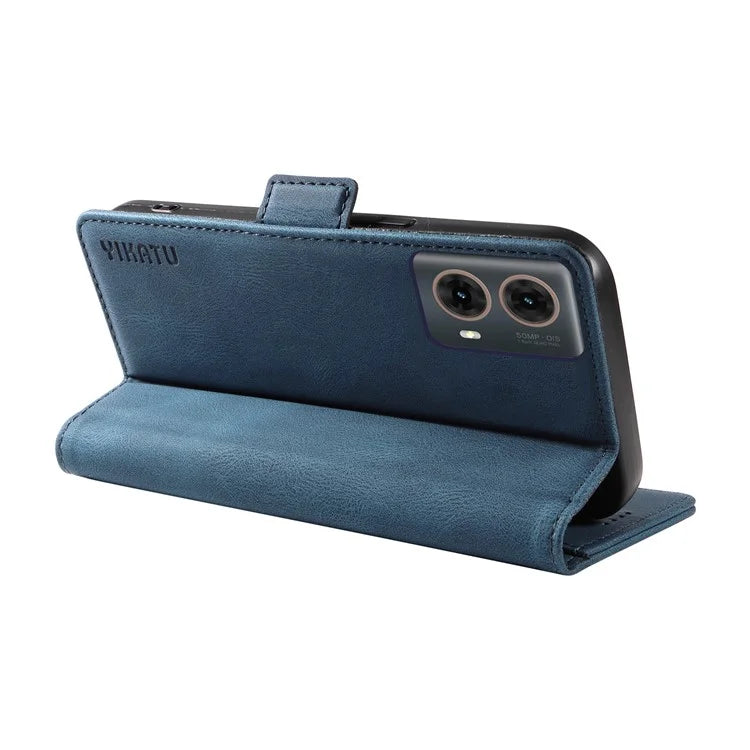 YIKATU YK-005 For Motorola Moto G85 5G / S50 Neo 5G Case Skin-Touch Leather Phone Cover