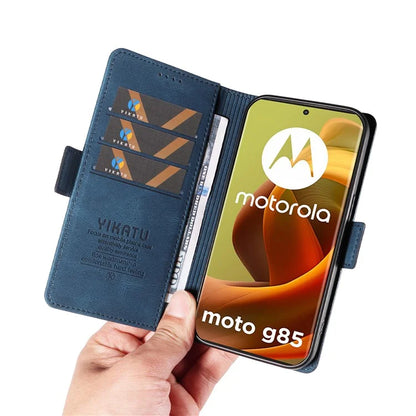 YIKATU YK-005 For Motorola Moto G85 5G / S50 Neo 5G Case Skin-Touch Leather Phone Cover