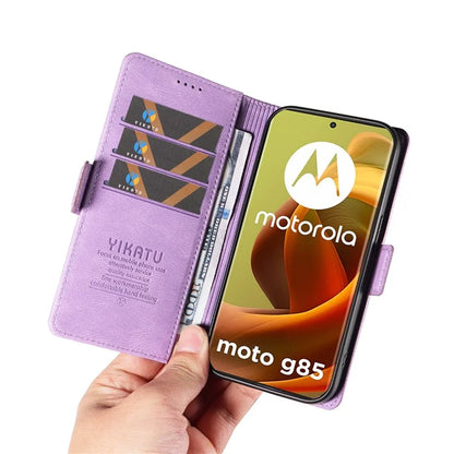 YIKATU YK-005 For Motorola Moto G85 5G / S50 Neo 5G Case Skin-Touch Leather Phone Cover