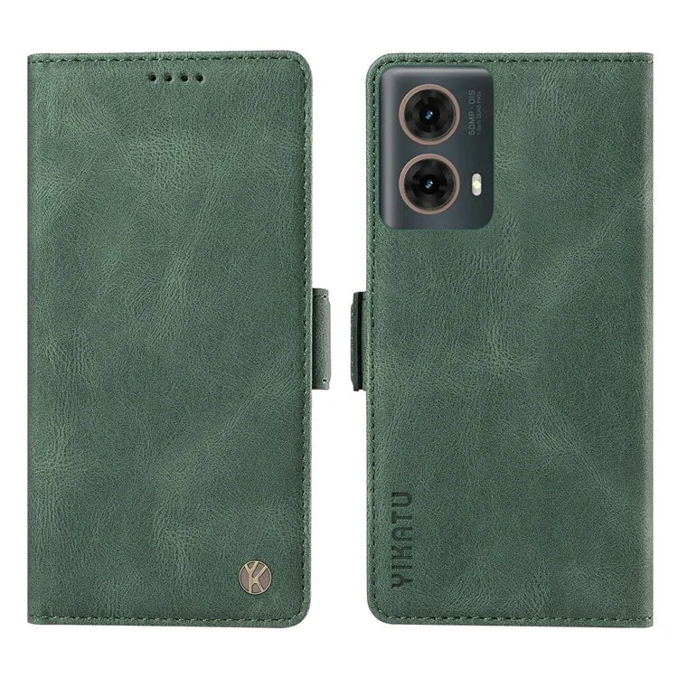 YIKATU YK-005 For Motorola Moto G85 5G / S50 Neo 5G Case Skin-Touch Leather Phone Cover