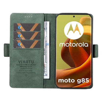 YIKATU YK-005 For Motorola Moto G85 5G / S50 Neo 5G Case Skin-Touch Leather Phone Cover