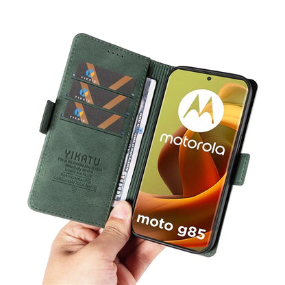 YIKATU YK-005 For Motorola Moto G85 5G / S50 Neo 5G Case Skin-Touch Leather Phone Cover